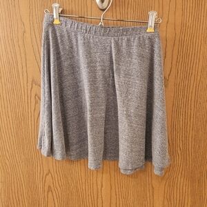 Blue grey mini skirt